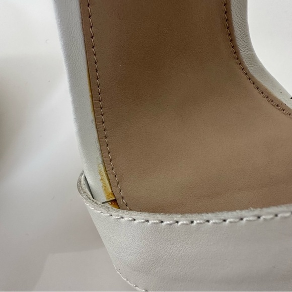 Aldo huglag white sandals heels size 8.5 - Picture 6 of 16
